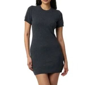 Equipment Femme Women S Heather Grey Cataleya Cashmere Sweater Mini Dress NWT
